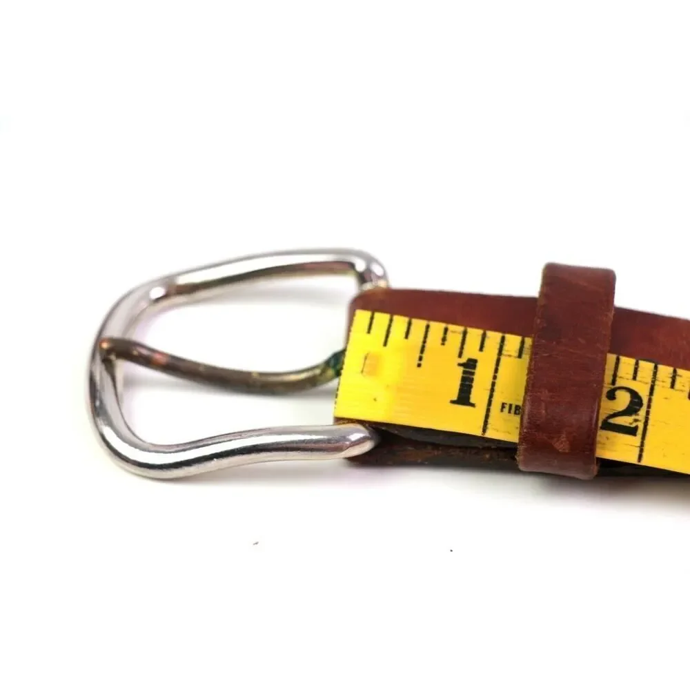 Levi's SADDLE BROWN GENUINE LEATHER 1.25"Wd CASUAL DRESS MEN'S BELT Sz 38/95 (8M - Picture 9 of 12